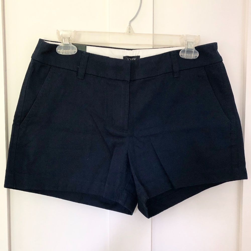NWT Navy Blue J. Crew Chino Shorts